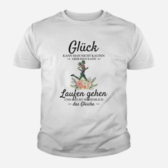 Glück Kann Man Nicht Kaufen Running Kinder T-Shirt - Seseable