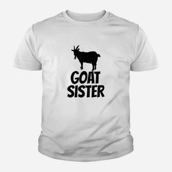 Goat Sister Gift For Goat Lovers Kid T-Shirt - Seseable