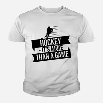 Hockey Es Ist Mehr Als Ein Spiel Eishockey- Kinder T-Shirt - Seseable