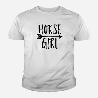 Horse Girl I Love Horses Riding Farm Jumping Vintage Kid T-Shirt - Seseable