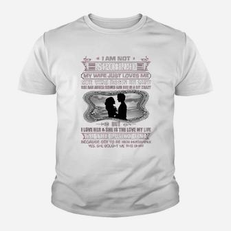I Am Not Spoiled My Wife Just Loves Me She Was Born In May Kid T-Shirt - Seseable