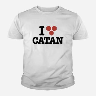 I Love Catan Kid T-Shirt - Seseable