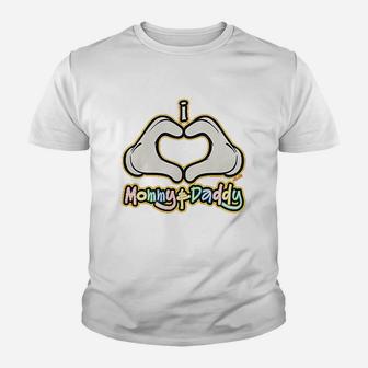 I Love Mommy And Daddy Infant, dad birthday gifts Kid T-Shirt - Seseable