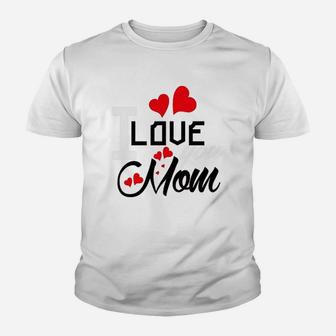 I Love You Mom Dog Kid T-Shirt - Seseable