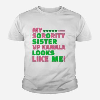 Is My Sorority Sister Like Me My Vp Kid T-Shirt - Seseable