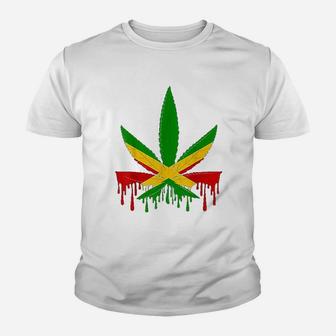 Jamaica Flag Day Jamaican Country Retro Vintage Gift Kid T-Shirt - Seseable