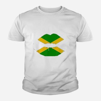 Jamaica Flag Day Jamaican Country Retro Vintage Gift Kid T-Shirt - Seseable