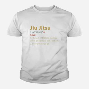 Jiu Jitsu Definition Funny Bjj Jiujitsu Gift Kid T-Shirt - Seseable