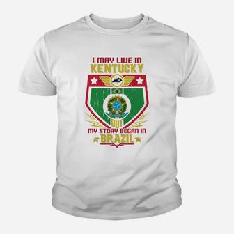 Kentucky Brazil Kid T-Shirt - Seseable