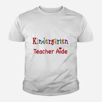 Kindergarten Teacher Aide Cute Back To School Kid T-Shirt - Seseable