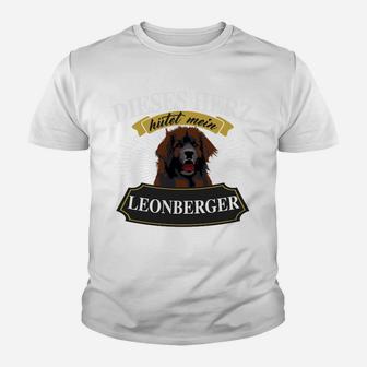 Leonberger Hütet Mein Herz Kinder T-Shirt - Seseable