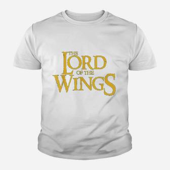 Lord Of The Wings Bbq Funny Chicken Wings Bbq Gift Kid T-Shirt - Seseable