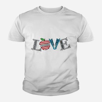 Love Paraprofessional Teacher Gift Paraprofessional Teacher Kid T-Shirt - Seseable