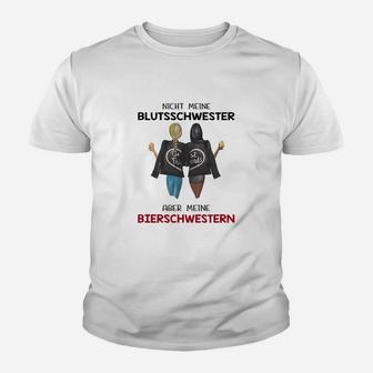 Lustiges Damen BFF Kinder Tshirt - Bierschwestern Motiv - Seseable