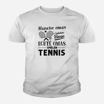 Manche Omas Spielen Bingo Tennis Kinder T-Shirt - Seseable