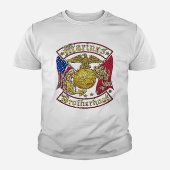Marine Corps Brotherhood Kid T-Shirt - Seseable