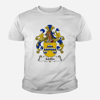 Mellin Family Crest German Family Crests Kid T-Shirt - Seseable