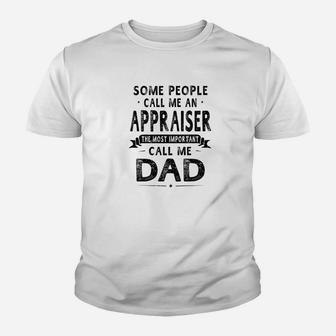 Mens Appraiser Dad Fathers Day Gifts Father Daddy Kid T-Shirt - Seseable