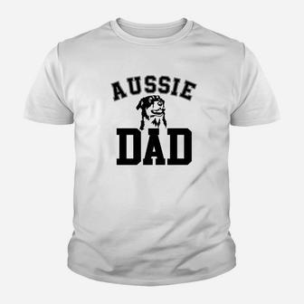 Mens Aussie Dad Dog Dad Funny Fathers Day Gift For Men Premium Kid T-Shirt - Seseable