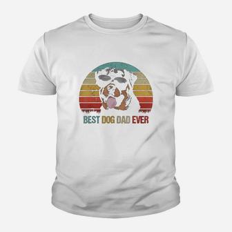Mens Best Dog Dad Ever Rottweiler Fathers Day Gifts For Dad Kid T-Shirt - Seseable
