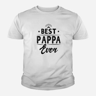 Mens Family Fathers Day Best Pappa Ever Grandpa Men Kid T-Shirt - Seseable