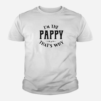 Mens Family Fathers Day Im The Pappy Thats Why Men Kid T-Shirt - Seseable