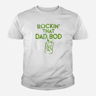 Mens Fathers Day Dad Bod Design Fat Fit Daddy Gift Premium Kid T-Shirt - Seseable