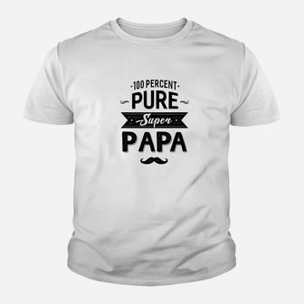 Mens Grandpa Gift Super Papa Grandpa Men Kid T-Shirt - Seseable