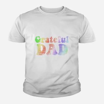 Mens Grateful Dad T-shirt Fathers Day Christmas Birthday Gift Kid T-Shirt - Seseable