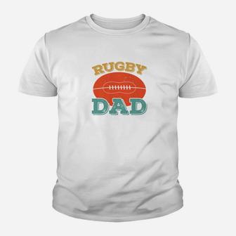 Mens Mens Rugby Dad Shirt Vintage Rugby Gifts For Men Kid T-Shirt - Seseable
