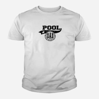 Mens Pool Dad Fathers Day Gift Father Sport Men Kid T-Shirt - Seseable