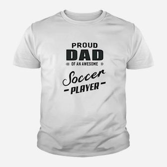 Mens Proud Dad Of An Awesome Water Soccer For Men Kid T-Shirt - Seseable