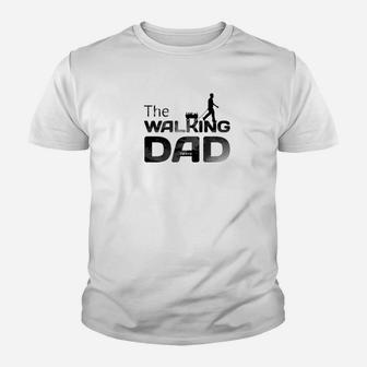 Mens The Walking Dad Present For Dad Father Premium Kid T-Shirt - Seseable