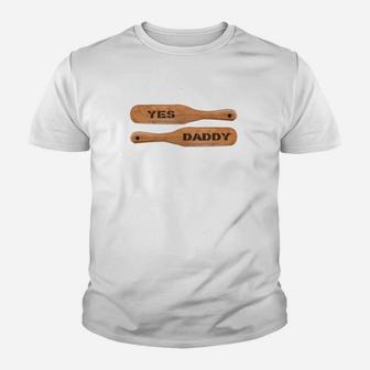 Mens Yes Daddy Paddle Men, best christmas gifts for dad Kid T-Shirt - Seseable