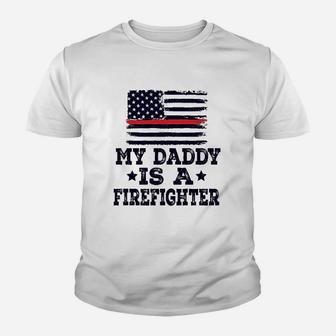 My Daddy Is A Firefighter, best christmas gifts for dad Kid T-Shirt - Seseable