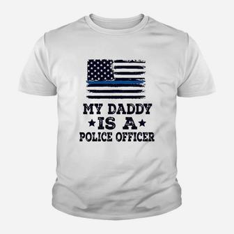 My Daddy Is A Police Officer, best christmas gifts for dad Kid T-Shirt - Seseable