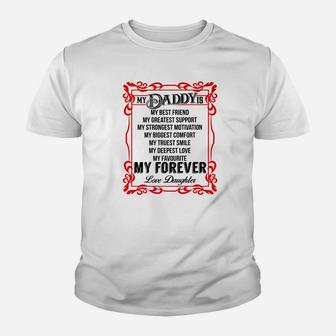 My Daddy Is My Best Friend, best christmas gifts for dad Kid T-Shirt - Seseable