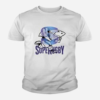 Natal Sharks Shark Attack For South Africa Rugby Super Rugby Kid T-Shirt - Seseable
