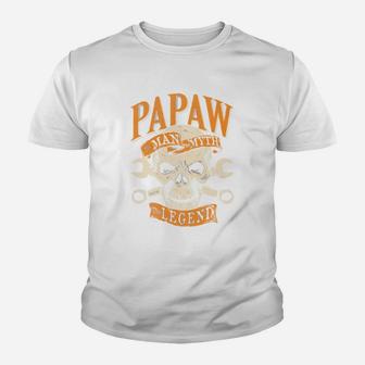 Papaw-legends, best christmas gifts for dad Kid T-Shirt - Seseable
