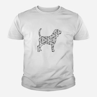 Pattern Dog Artistic Line Pattern Unique Style Kid T-Shirt - Seseable