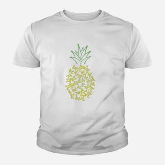 Pi Day Pineapple Math Lover Teacher 314 Symbol Mathematics Kid T-Shirt - Seseable