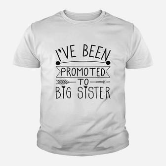 Promoted To Big Sister Gift For Sisters Kid T-Shirt - Seseable