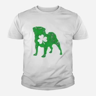 Pug St Patricks Day Boys Kids Girls Shamrock Dog Lover Gifts Kid T-Shirt - Seseable