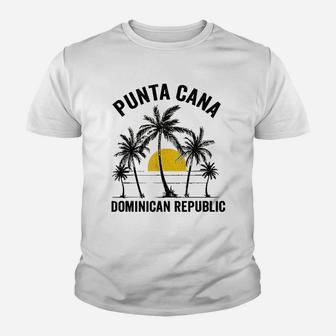Punta Cana Beach Souvenir Dominican Republic Kid T-Shirt - Seseable