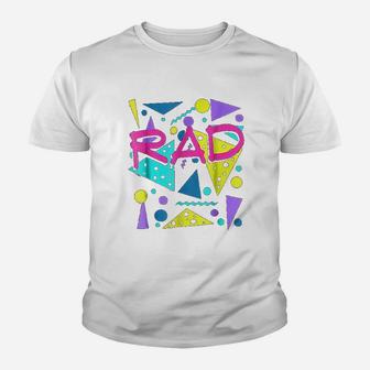 Rad 1980s Vintage Eighties Costume Party Kid T-Shirt - Seseable