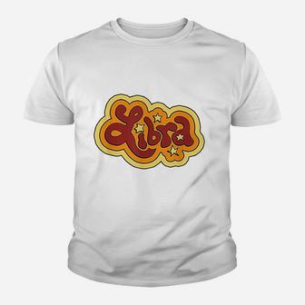 Retro Vintage 70s Libra Zodiac Horoscope Kid T-Shirt | Seseable CA