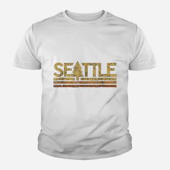 Retro Vintage Seattle Washington Kid T-Shirt - Seseable