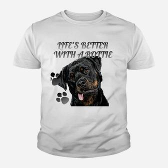 Rottweiler Das Leben Ist Besser Mit Einem Rottie- Kinder T-Shirt - Seseable