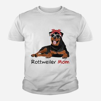 Rottweiler Mom Rottweiler Dog Kid T-Shirt - Seseable