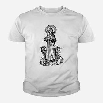 Saint With Dog Religious Icon Art Dtf529a Kid T-Shirt - Seseable
